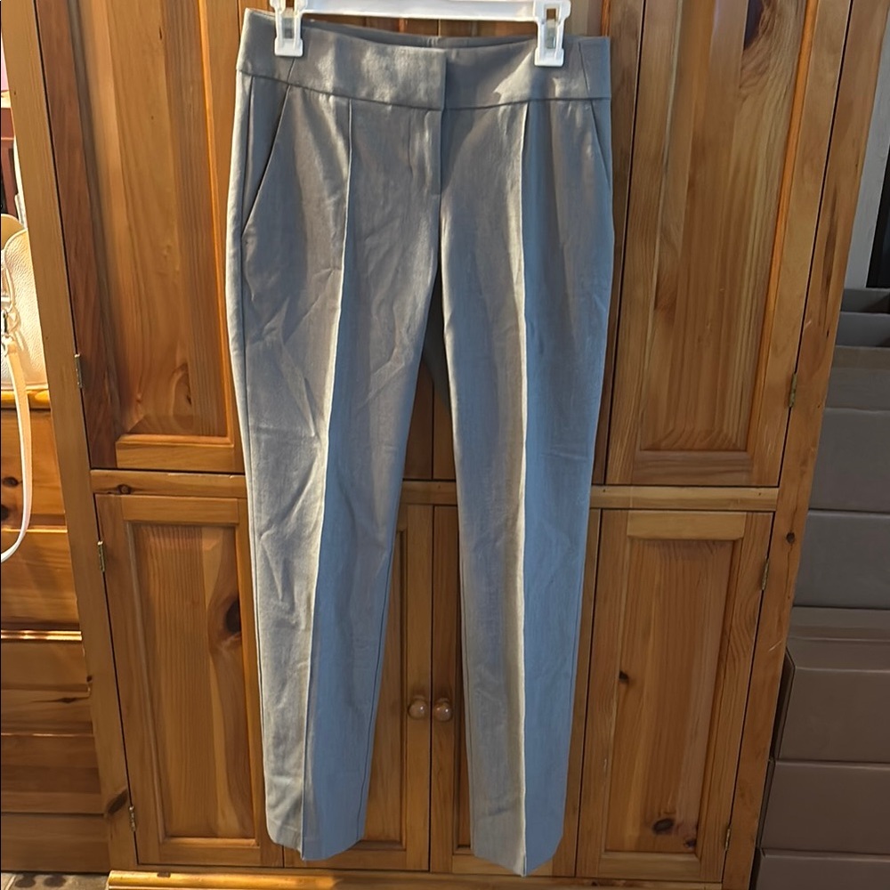 LOFT Gray Straight Leg Pants